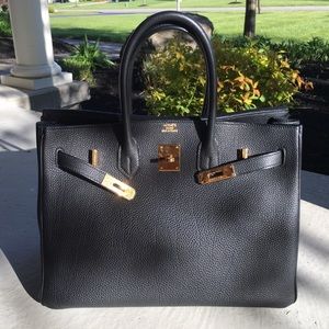 Hermès Birkin 35 Black Togo GHW